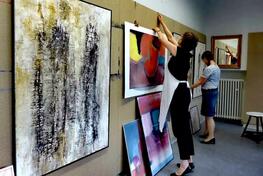 „Musterausstellung“ in der Versandhalle
