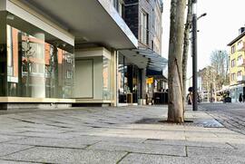 Arbeiten zur Beseitigung von Bergsenkungsschäden auf der Breite Straße