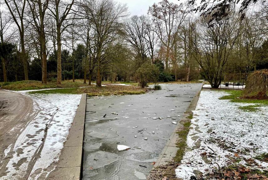 Stadt Grevenbroich warnt vor Betreten zugefrorener Gewässer