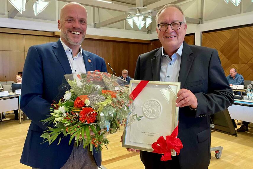 Stadtrat verabschiedet Ersten Beigeordneten Michael Heesch