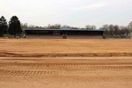 Sanierung der Tribüne am Schlossstadion startet Ende März