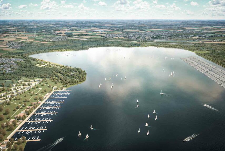 Tagebau Garzweiler: Masterplan für entstehenden See vorgestellt - Plan für einen der größten Seen Deutschlands bis in die 2060er Jahre