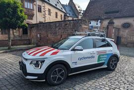 Aufnahmefahrzeuge erfassen den Rhein-Kreis Neuss für das Projekt „Digitaler Zwilling“