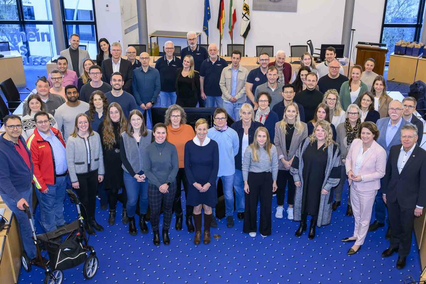 Sportliche Kreisverwaltung: Landrätin ehrt Sportabzeichen-Absolventen