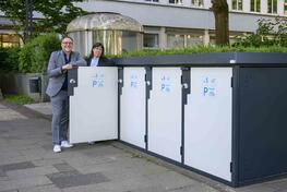 Bau von neuen Fahrradboxen zur Förderung nachhaltiger Mobilität