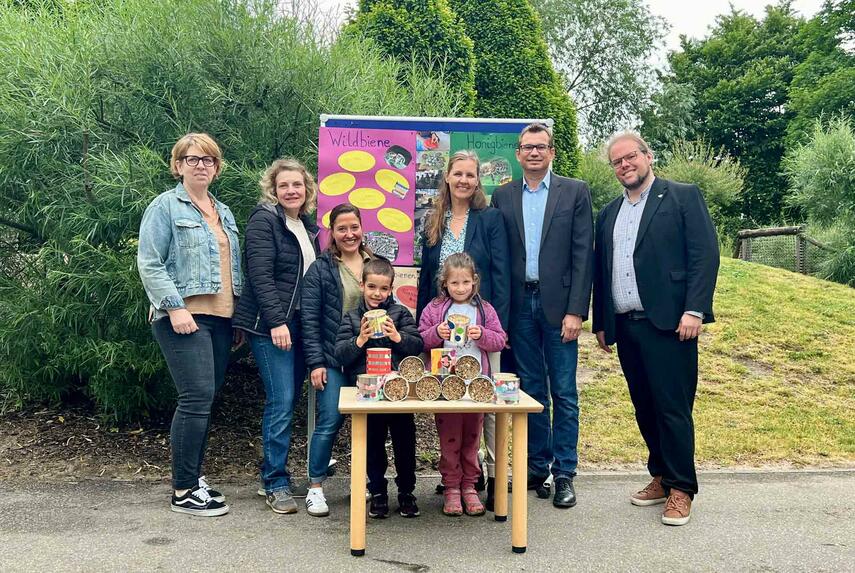Naturschutzprojekt: Vorschulkinder entdecken die Welt der Wildbienen